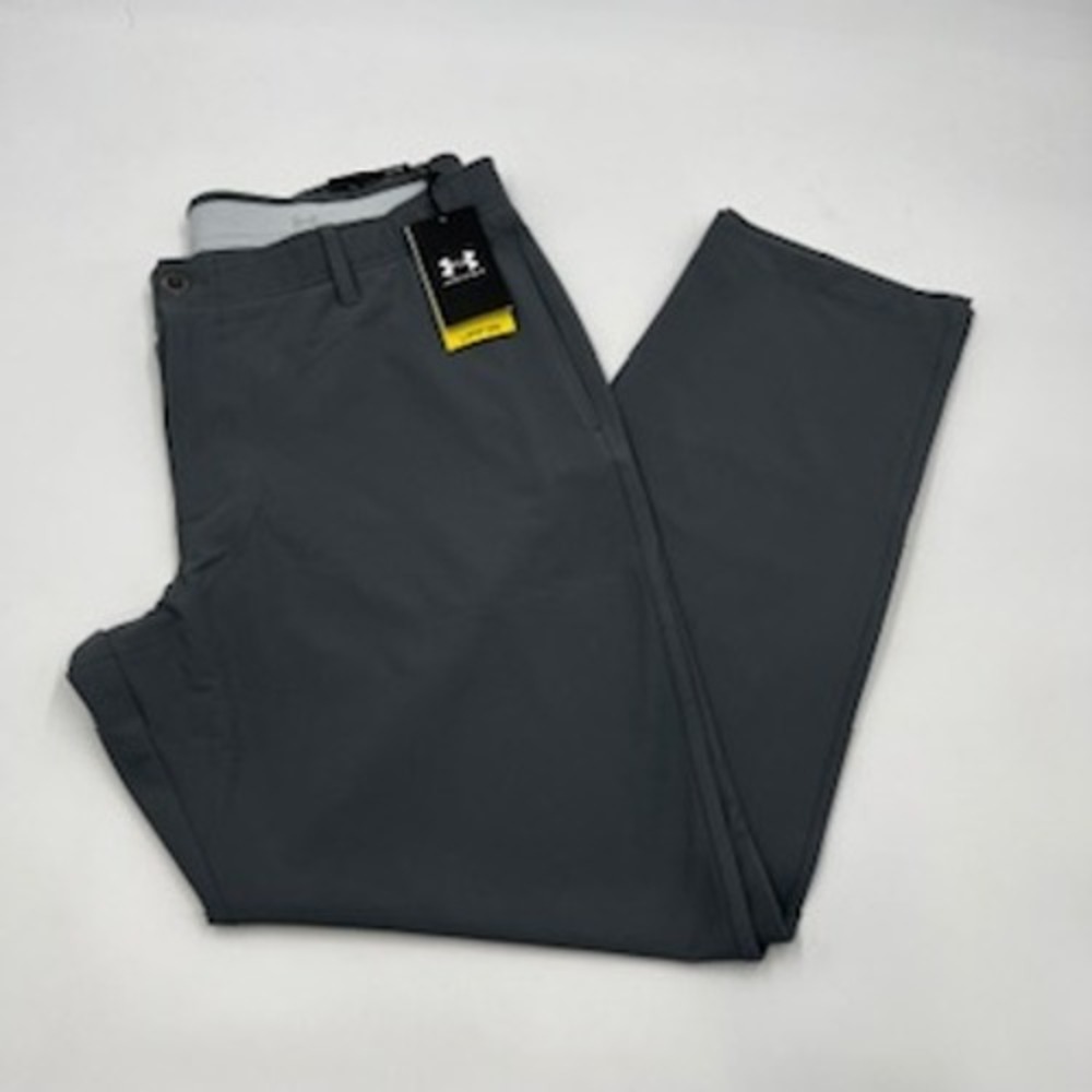 Under Armour Mens Golf Tapered Pants Gray 40x32 UPF 50+ Performance 1377301 NEW